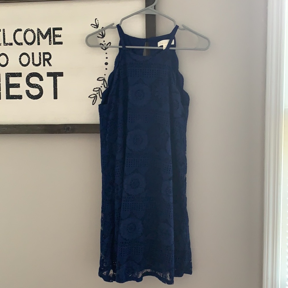 Francescas Blue Lace Dress
